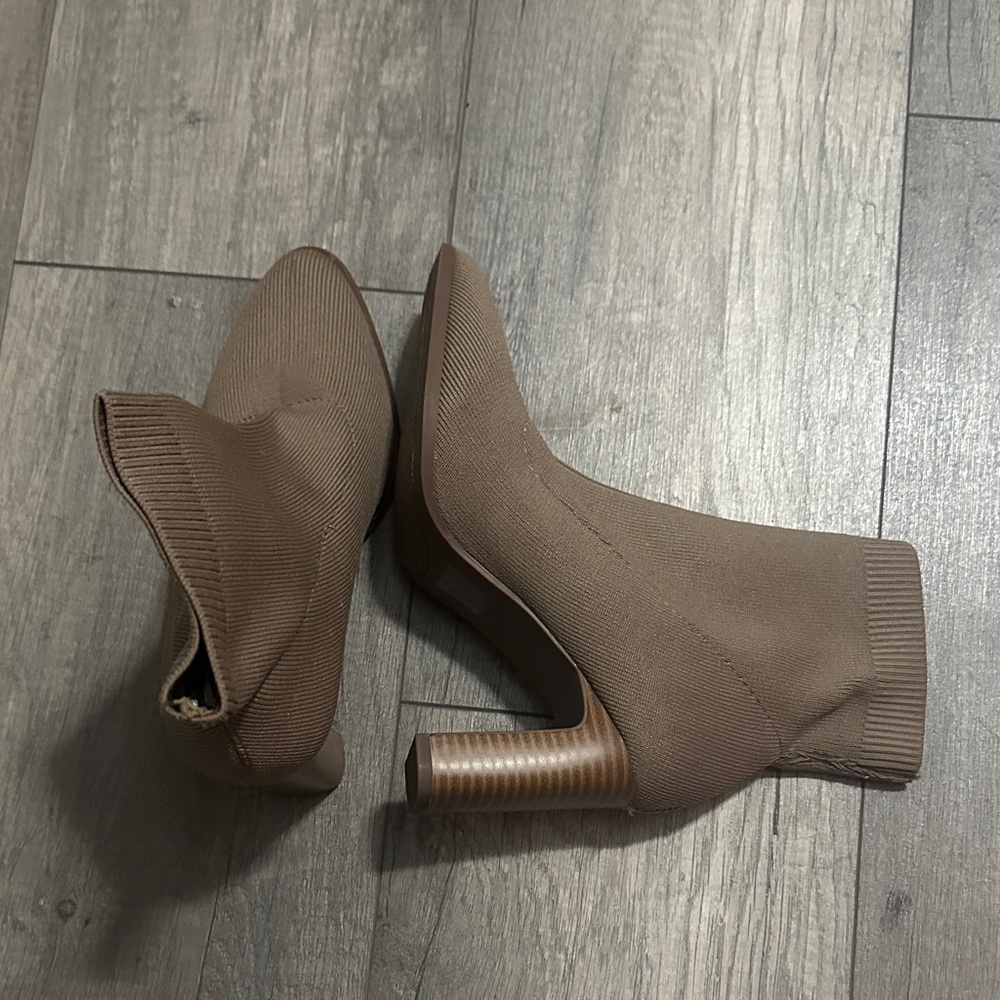 Altar'd State Tan Heeled Boots